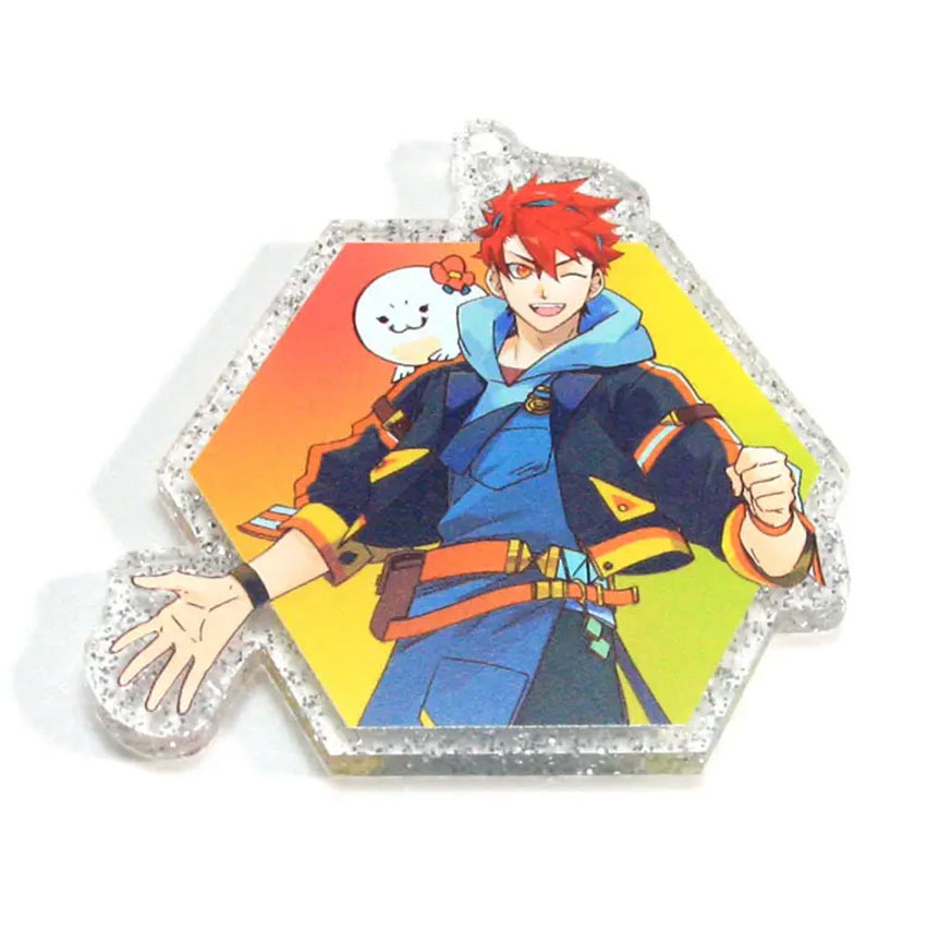 ラメ入りアクリルキーホルダー1個から作製 | モノラボファクトリー