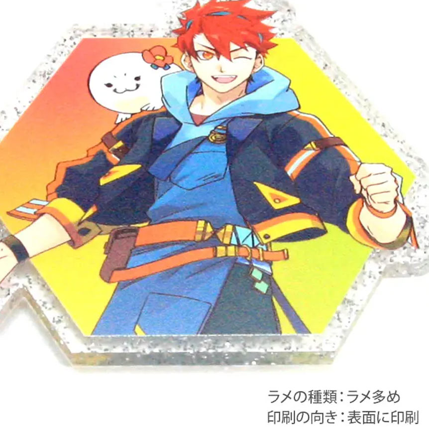 ラメ入りアクリルキーホルダー1個から作製 | モノラボファクトリー