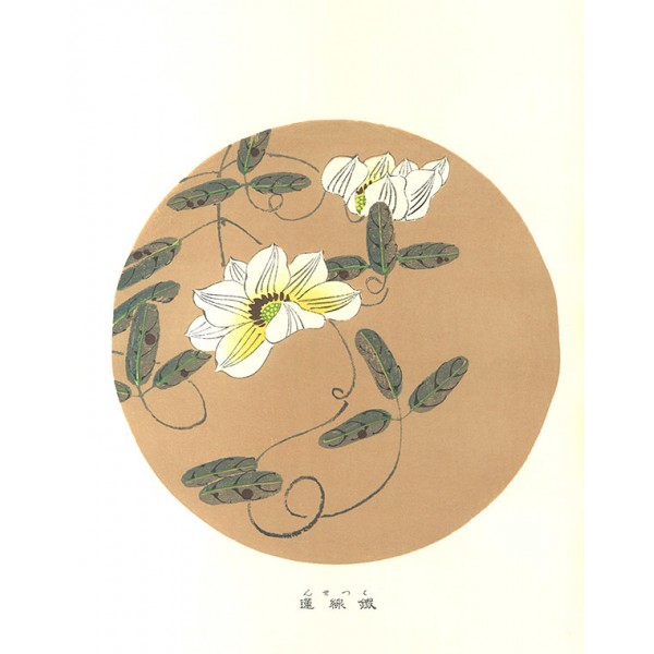 鉄線蓮（てっせん）ー伊藤若冲 木版画 Jakuchu Ito Woodcutー | 芸艸堂