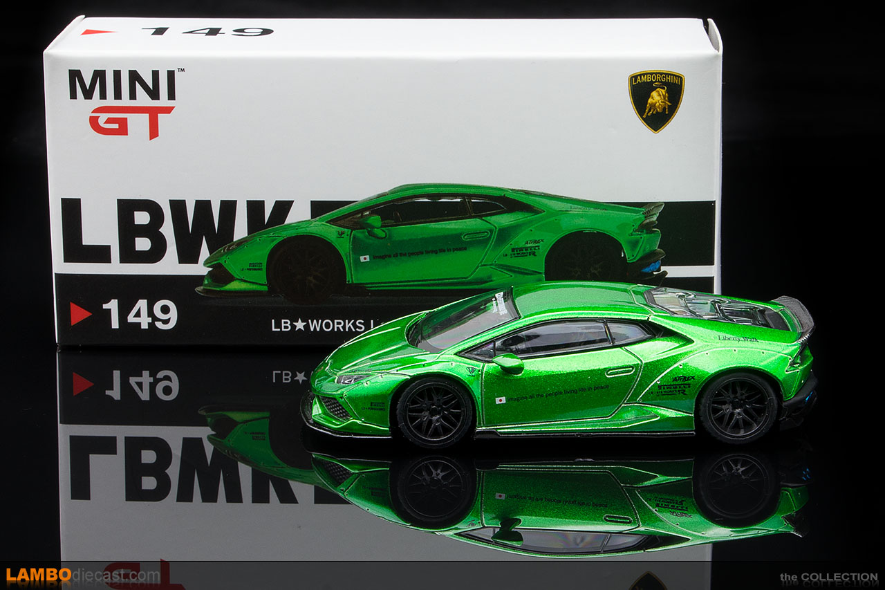 The 1/64 Lamborghini Huracan LB-Works from Mini GT TSM, a review