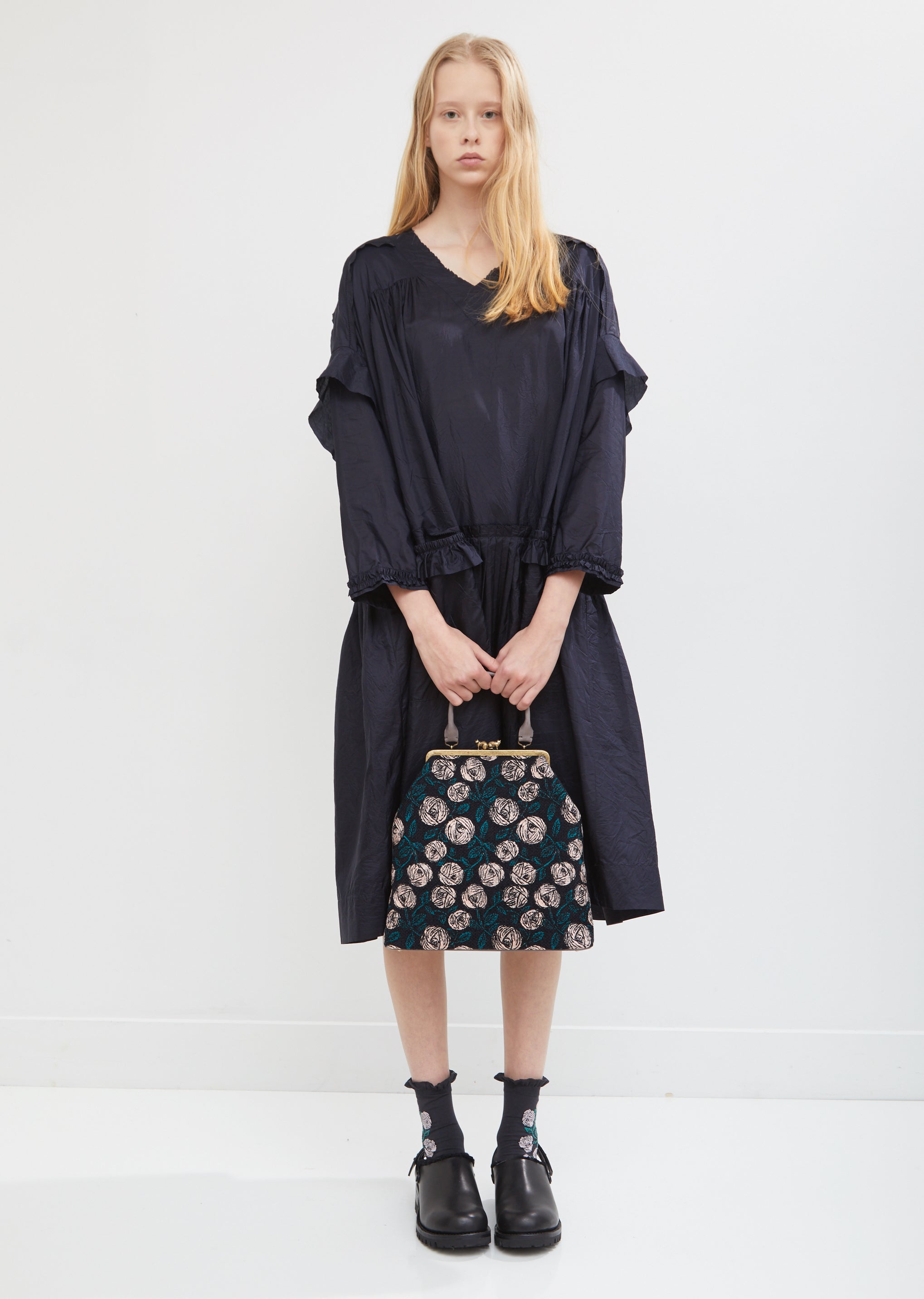 Rosy Floral Tote Bag by Minä Perhonen- La Garçonne