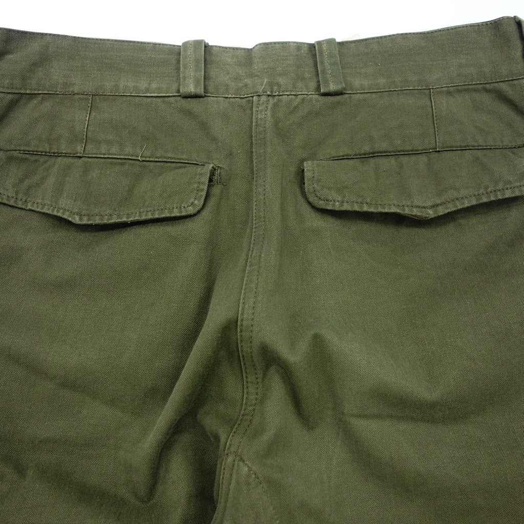 FRENCH ARMY】フランス軍 M47 カーゴパンツ 後期 オリーブ サイズ 21