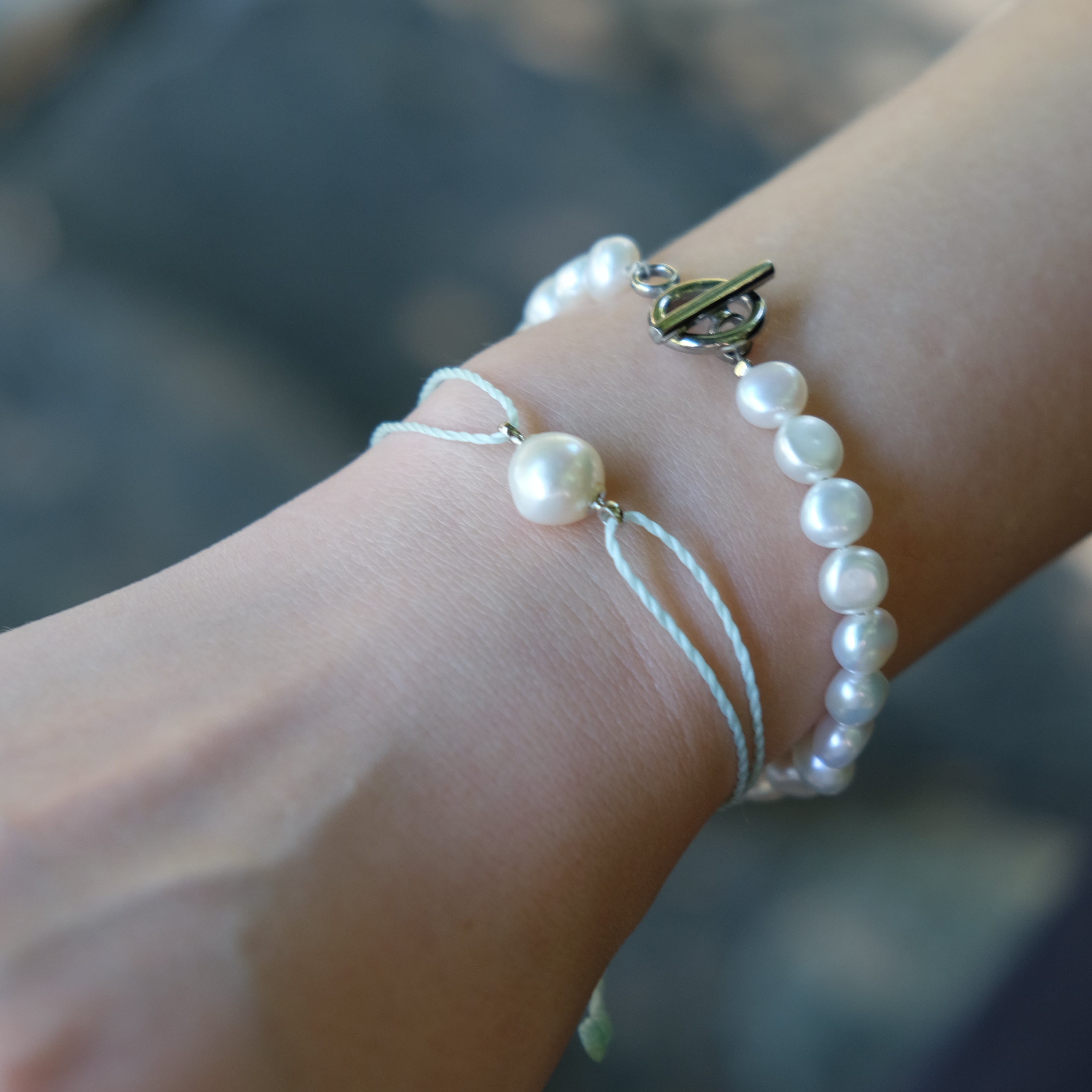 バロック淡水パールブレスレット｜職人仕上げ・日本製・Silver925