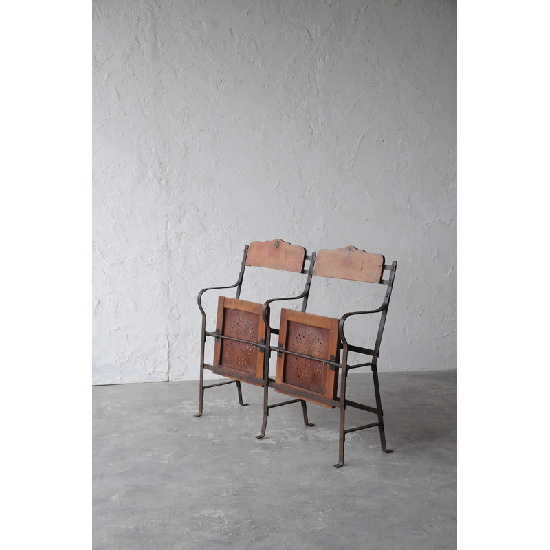 CINEMA BENCH フランス アンティーク シネマベンチ | lartigue