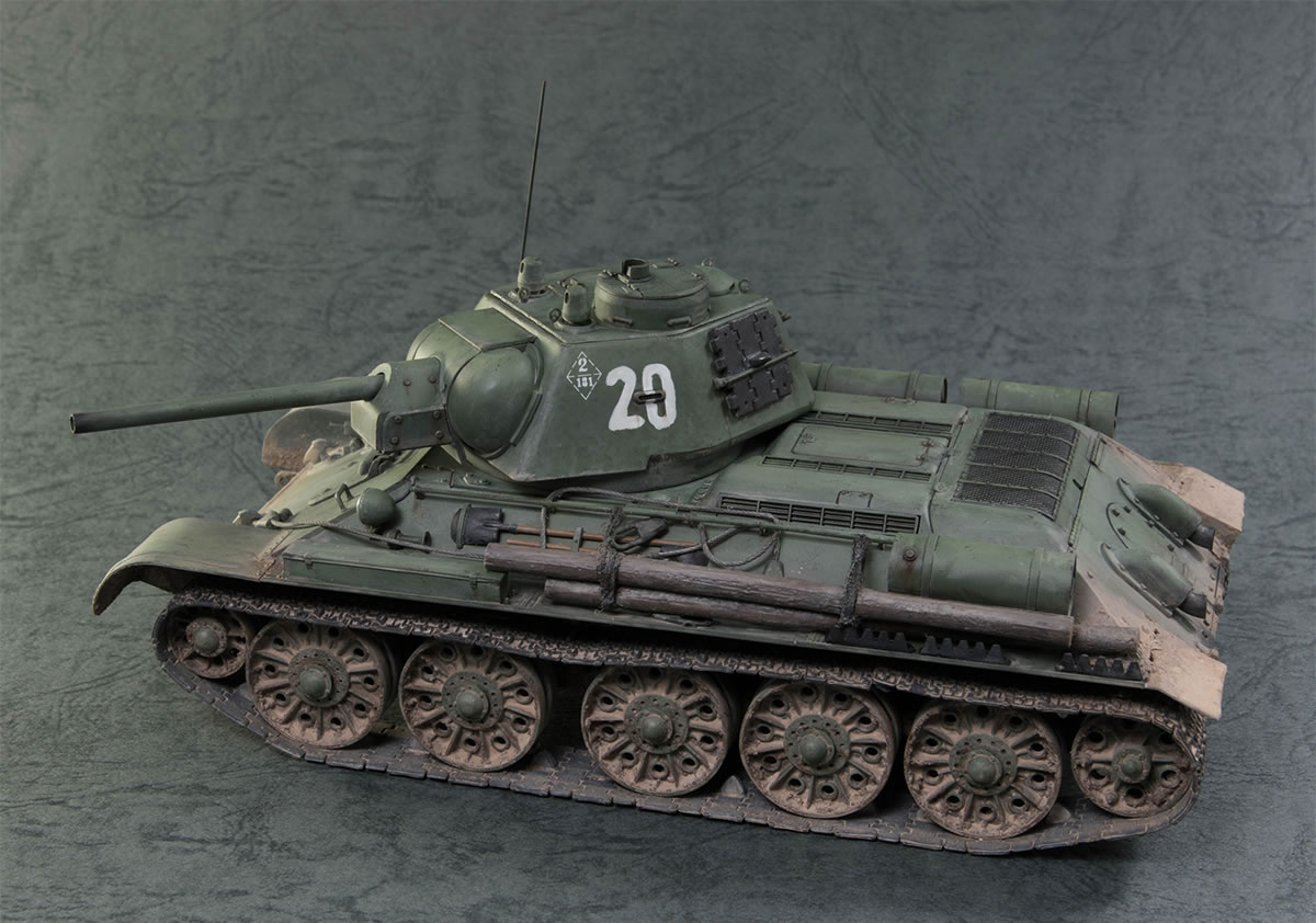 タミヤ 1/35 ソビエト T-34/76戦車 1943年型 完成 | レイヤシフト