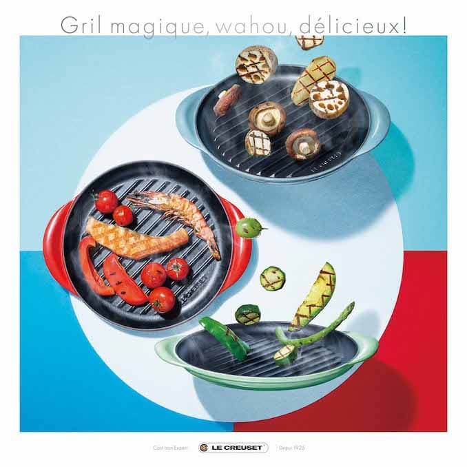 ル・クルーゼのラウンド・グリルで、おうちBBQをもっとおいしく