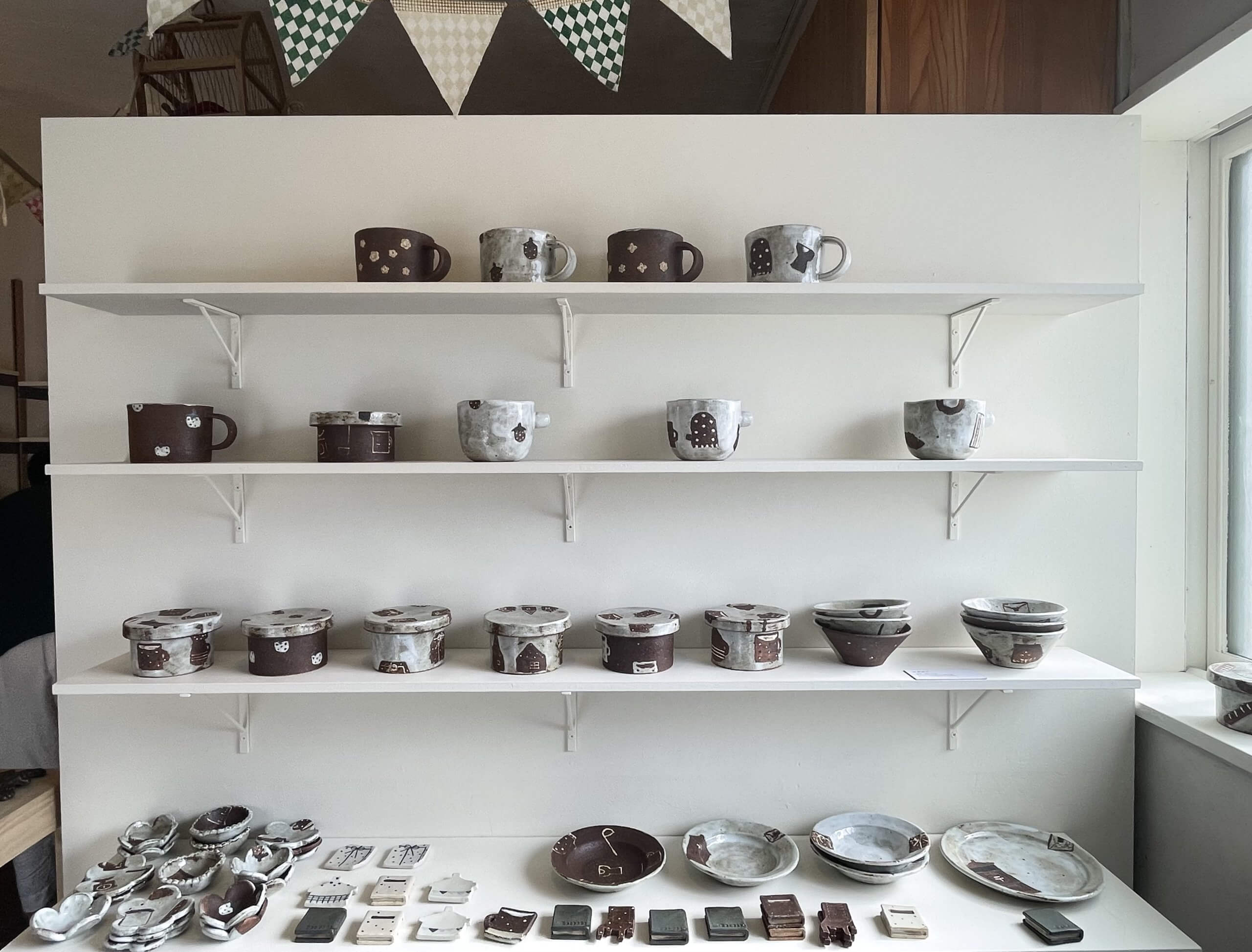 8点】岡崎順子さん・三ツ持啓さん作陶の器etc.購入！＠Eckepunkt