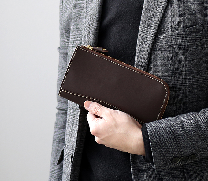 L字ZIP長財布[sokunou] ｜革鞄・革小物のPORCO ROSSO（ポルコロッソ）