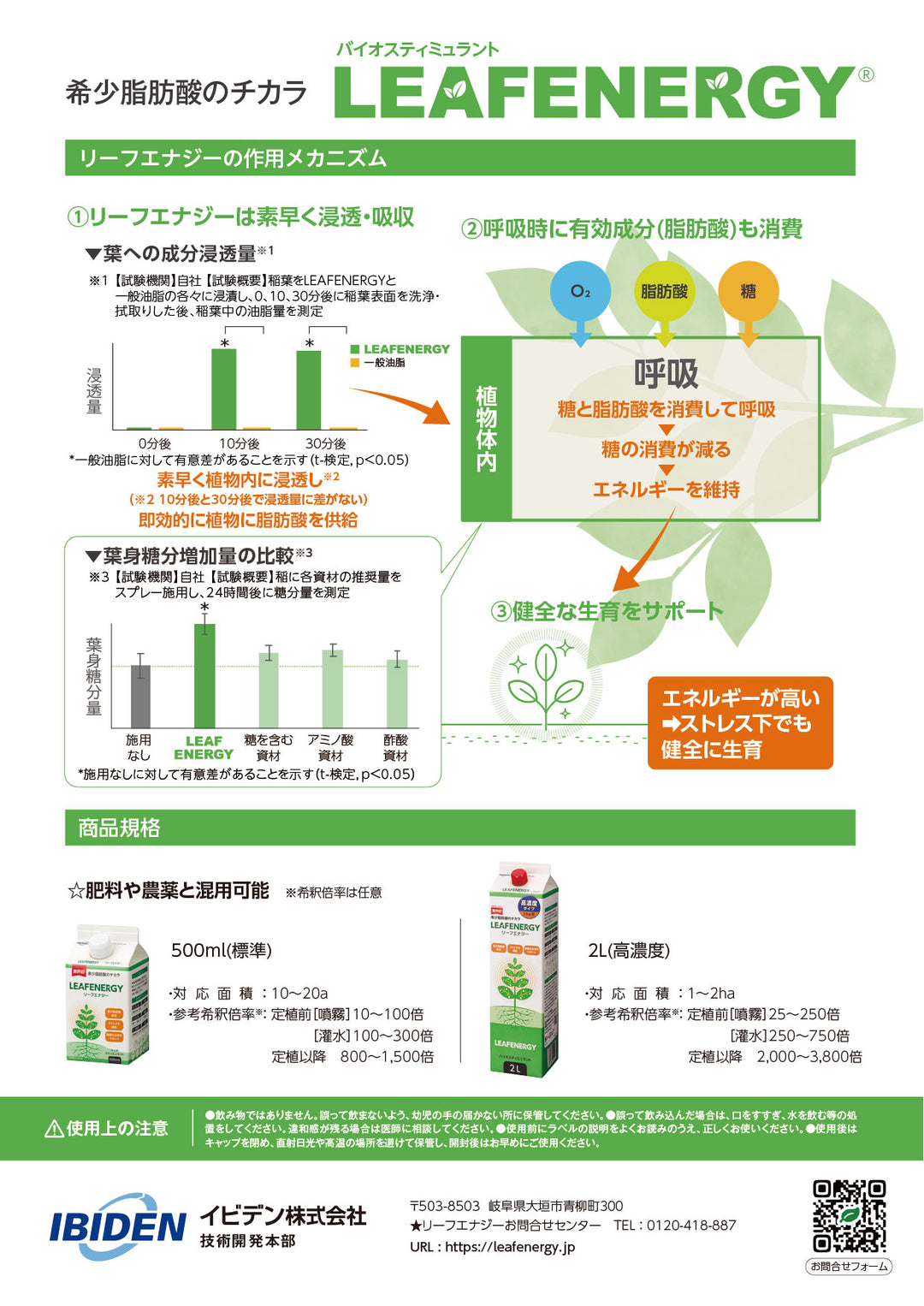 LEAFENERGY®（リーフエナジー）【液体 500ml 紙ボトルタイプ】 – LEAF
