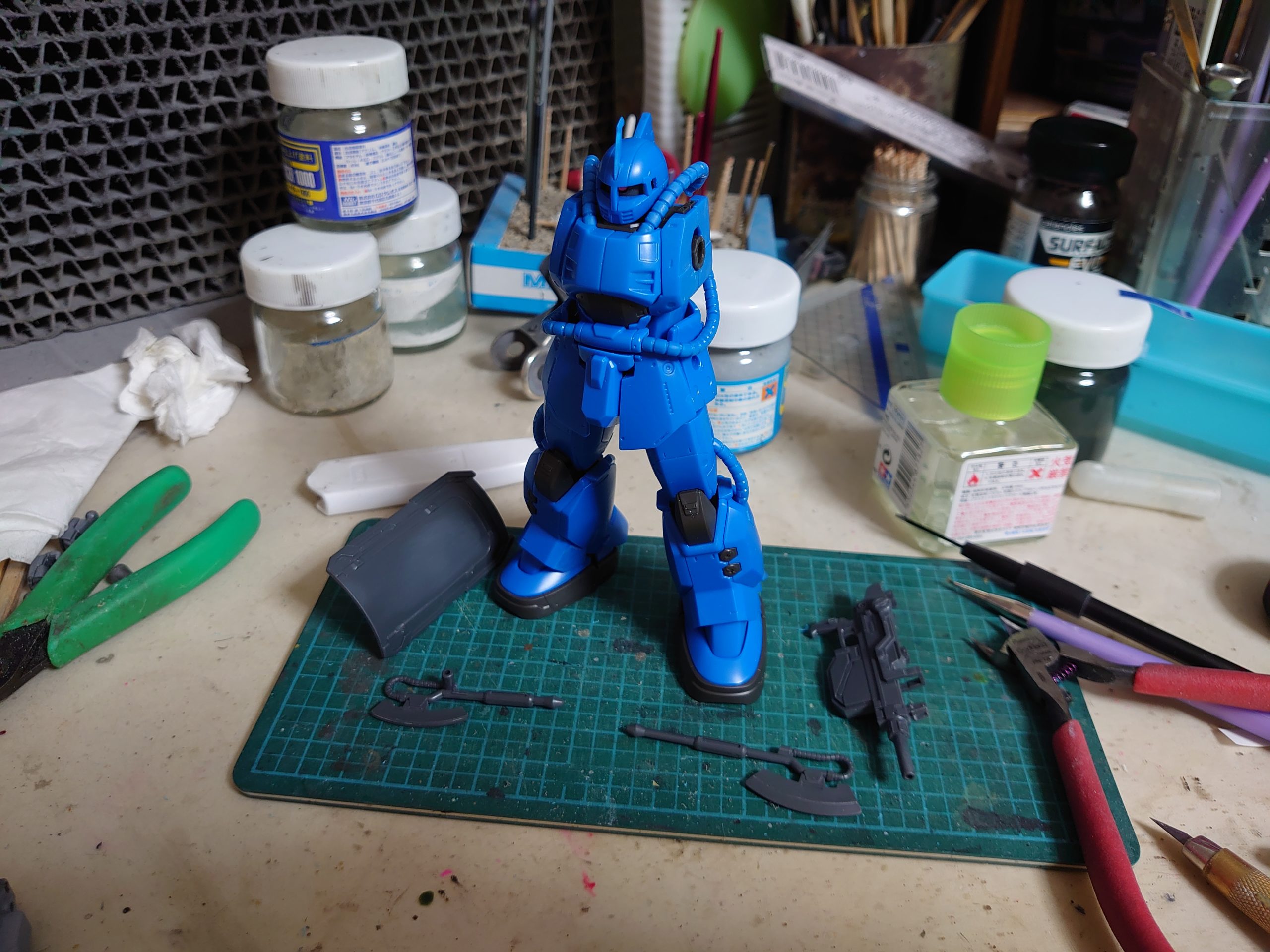 HG ブグ(ランバ・ラル機)製作記② | 模型大隊戦闘日誌