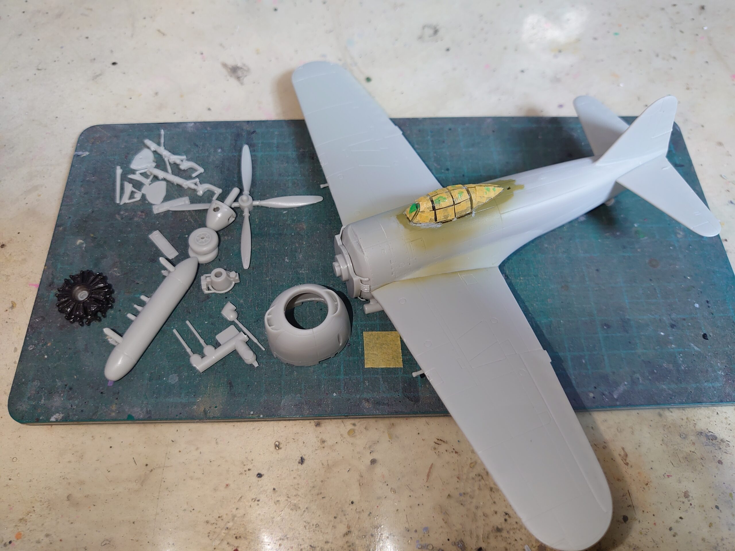 タミヤ 1/72 紫電一一型甲 製作記③ | 模型大隊戦闘日誌