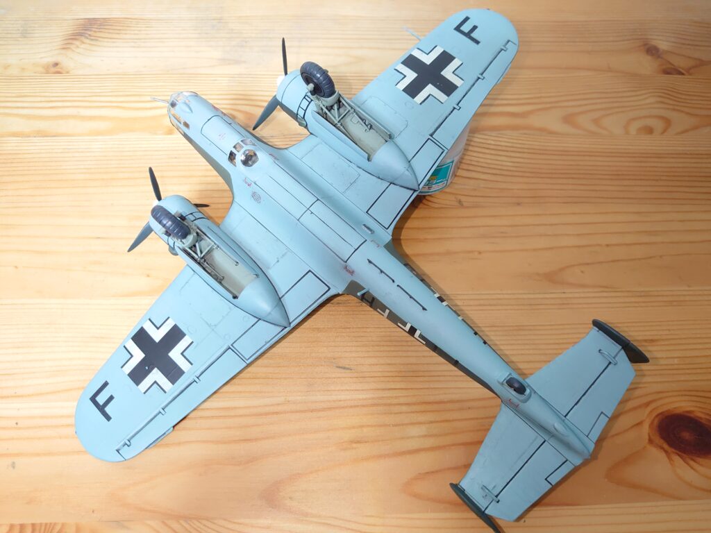 ハセガワ/モノグラム ドルニエDo17Z 製作記⑤(完成) | 模型大隊戦闘日誌