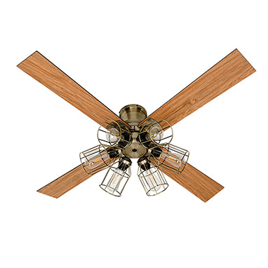 Modern Collection シーリングファン フィラメントLED 6灯 JE-CF048