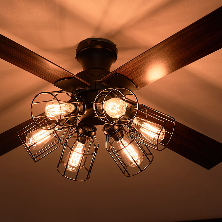 VINTAGE Collection シーリングファン 6灯 JE-CF055 | JAVALO ELF