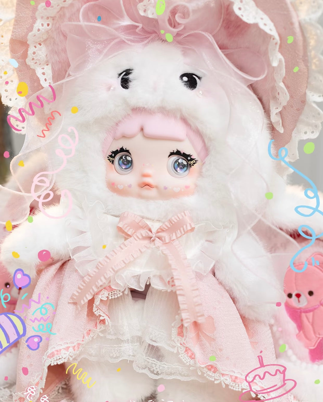 pre order] Nommi-2nd Anniversary 400% Vinyl Face Plush – Little