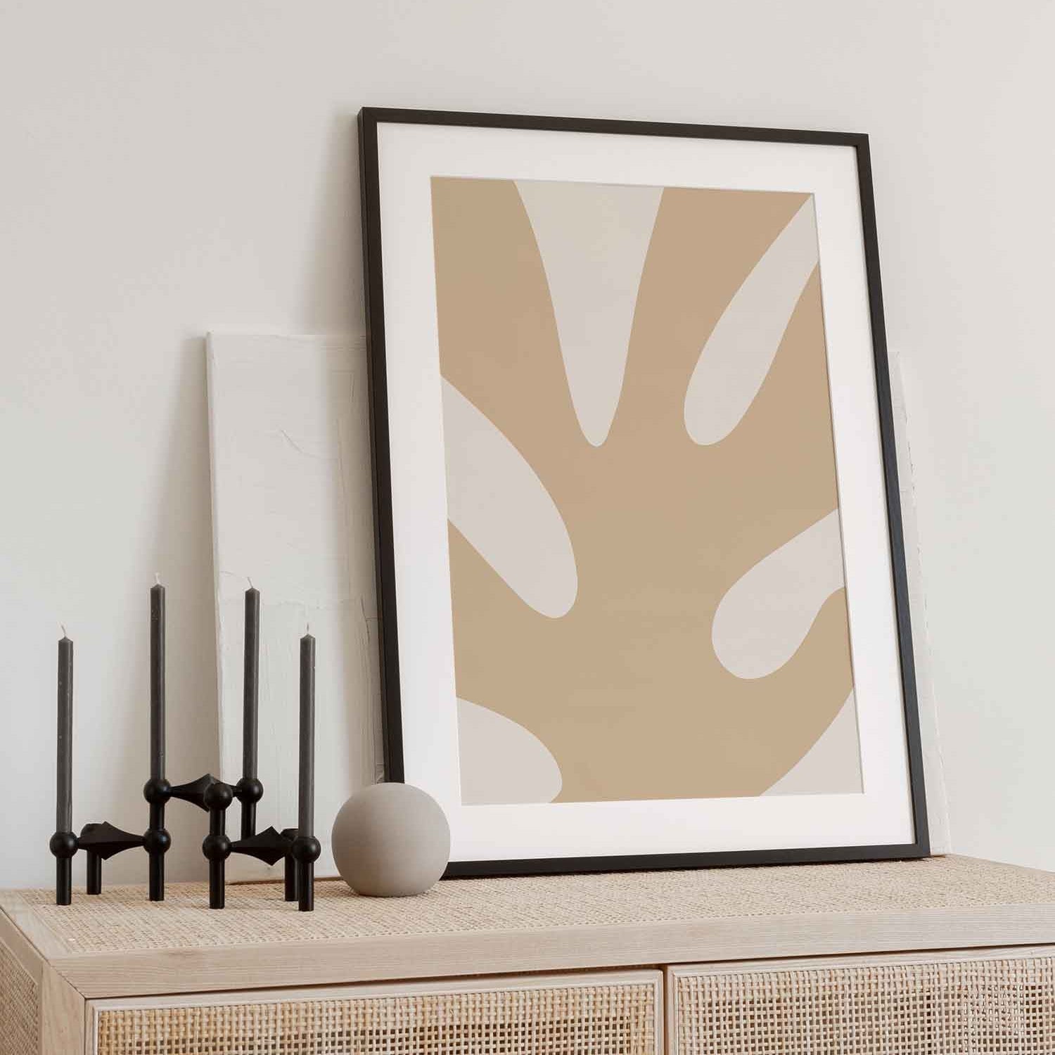 Frame 40 x 50 A3 White Hardwood | Little Otja