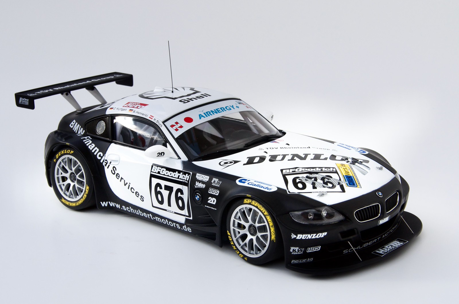 AUTOart 1/18 BMW E86 Z4 M Coupe, Team Schubert, 2006