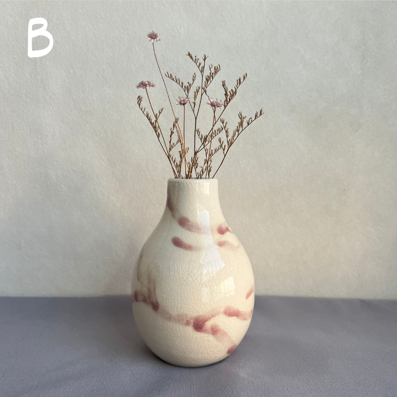 台湾 花入 花瓶 陶芸 手作り陶器 ツーもち-陶磁器 - Pinkoi