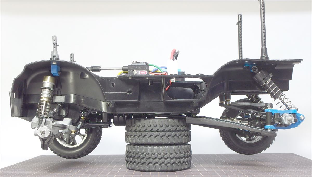 RC改造] CC-01のFサスをXV化 その5 FもRも : nomoken's log