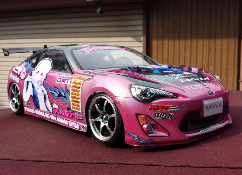 ラジコン 痛車 ボディ すーぱーそに子 : 痛車RC製作所 BadLegFactory