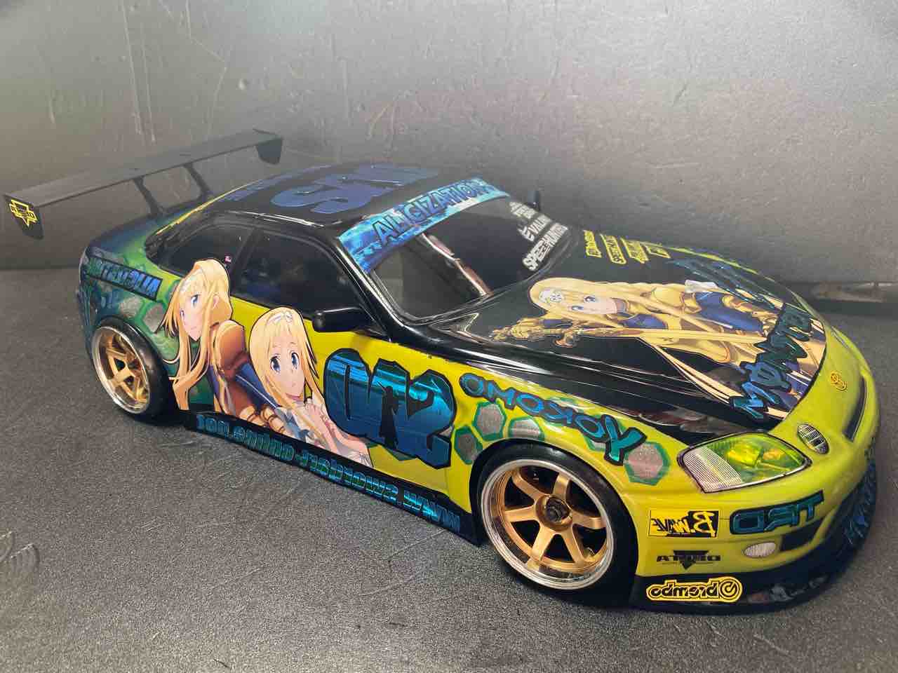 痛車 RCボディ ソードアートオンライン アリス仕様 hpi JZZ30ソアラ