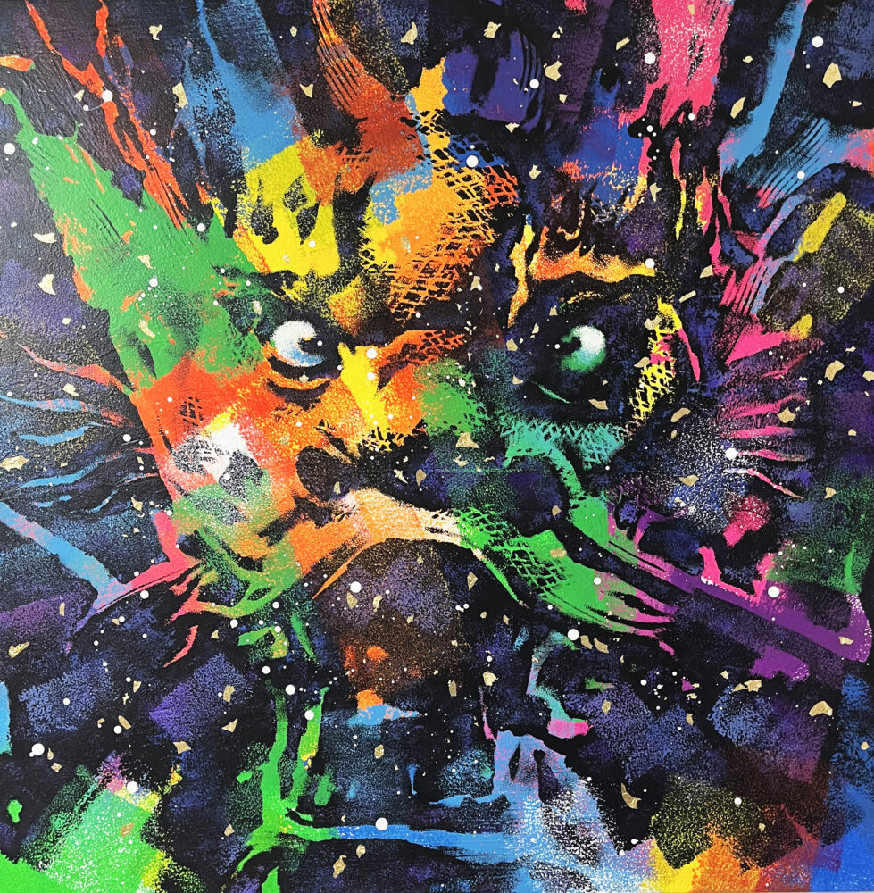 2023/12/8~23 銀座 さとうたけし展「ローラーアートの世界2023