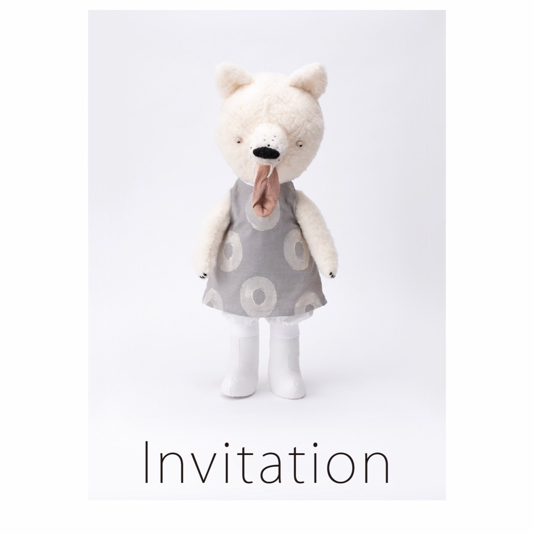 ぬいぐるみ作家・黒田有里と、服飾作家の奥田早織による二人展が今池に