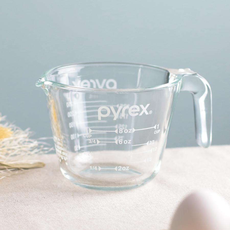 PYREX 計量カップ 250ml 耐熱ガラス 取っ手付き メジャーカップ – ハウジー