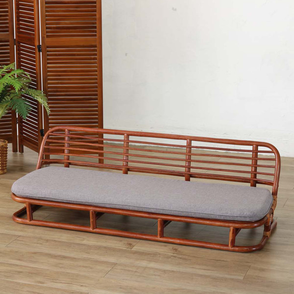 dショッピング |籐 ローソファ 3人掛け クッション付 ラタン家具 幅