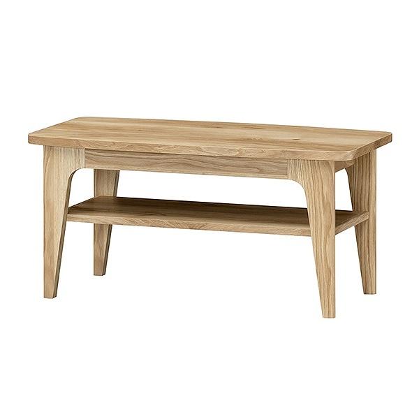 ローテーブル 幅80cm 中棚付 アメリカンビンテージ （ センター