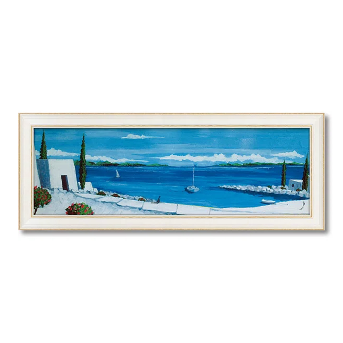 dショッピング |アートパネル ジュリア ホーキンス 『エーゲ海の夏