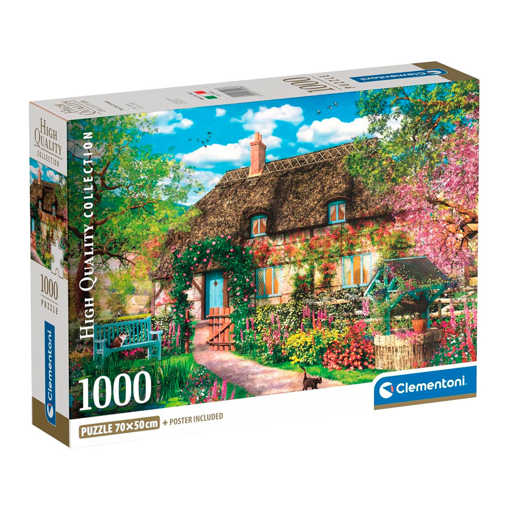 Puzzle 1000 Peças Casa Aconchegante - Clementoni 39908
