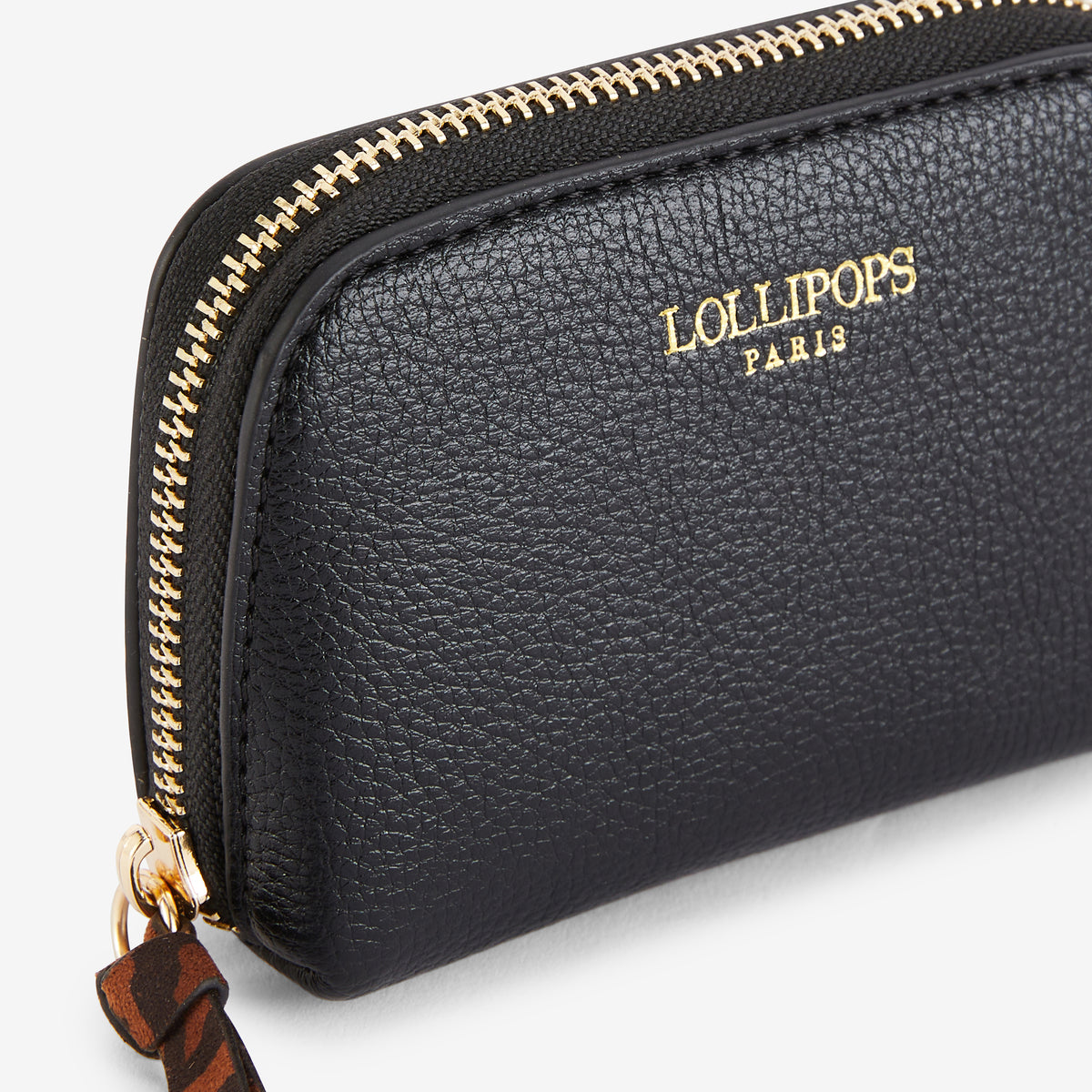 Porte-monnaie noir Rosazia