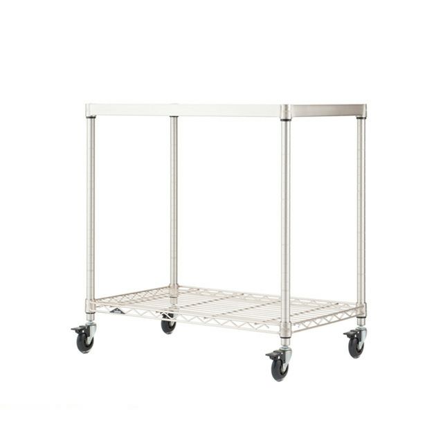 スチールラック 幅75cm 2段 ルミナスプレミアム 高度防錆素材 ソリッド