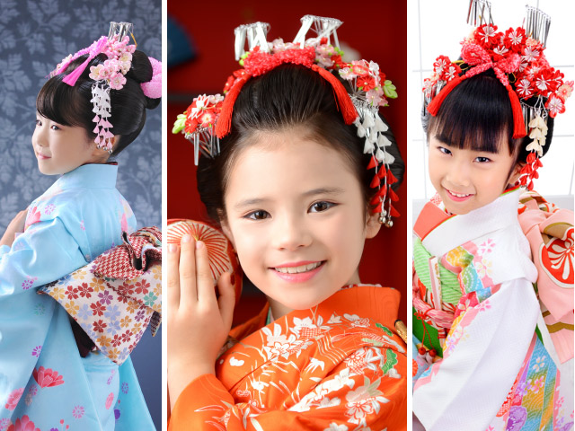七五三7歳向け】前髪次第で印象ガラリ！?日本髪ヘアカタログ ｜コラム