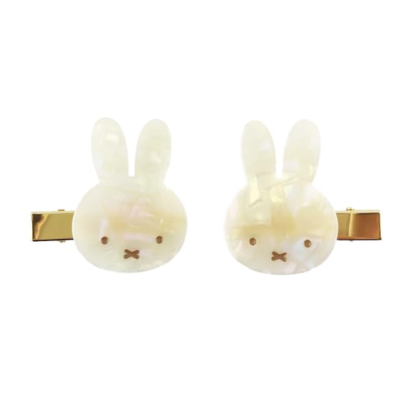 Amazon.co.jp: MFマーブル前髪クリップ＜ホワイト＞ : 文房具