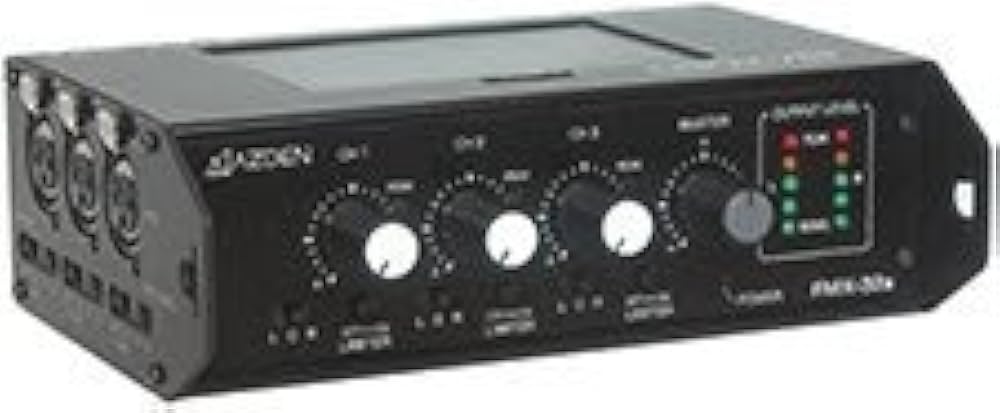 Amazon | AZDEN/アツデン 3チャンネル ポータブルミキサー[FMX-32a