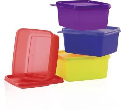 Amazon.com: Tupperware Plastic Utility Container 500 ml Pack of 4