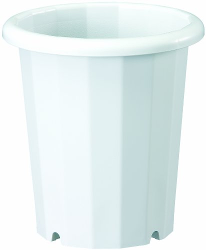 Amazon | 大和プラスチック 鉢・ポット 長鉢L 8号 φ240×H257 ホワイト | 鉢