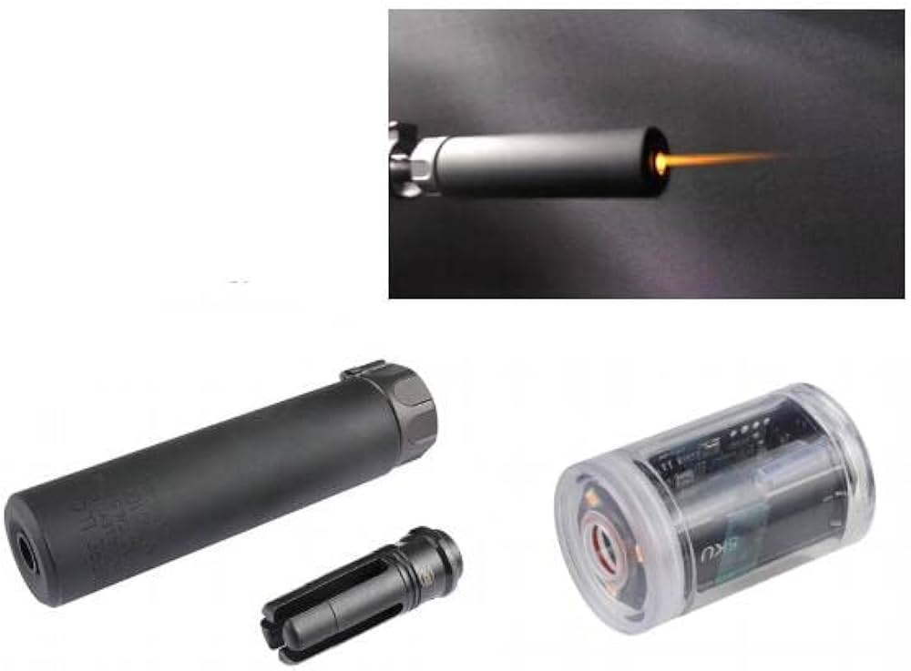 Amazon.co.jp: Airsoft Artisan SFタイプ SOCOM556-RCサプレッサー BK