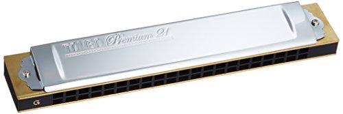 Amazon | TOMBO トンボ 複音ハーモニカ G調 プレミアム 21穴 3521