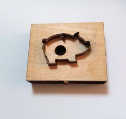 Amazon.co.jp: かわいい ブタの抜き型 パンチ 型紙 レザークラフト