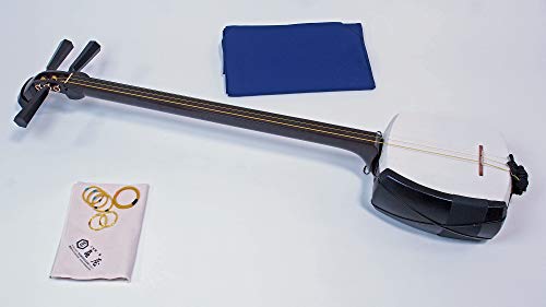 Amazon | 三味線亀屋 津軽紫檀三味線(本皮仕上げ)(棹三つ折れ