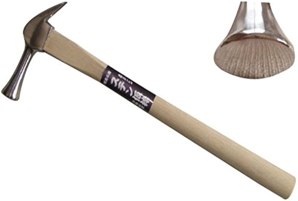 Amazon | 長谷伸ハンマー 御本職ステンレス仮枠ハンマー 木柄 小 止無