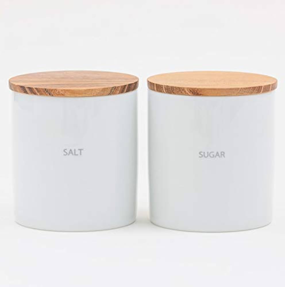 Amazon｜LOLO | 保存容器 | SALT & SUGAR | キャニスターセット | 日本