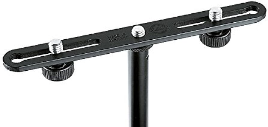 Amazon | 【国内正規品】 K&M マイクスタンド用 マイクバー マイク2本
