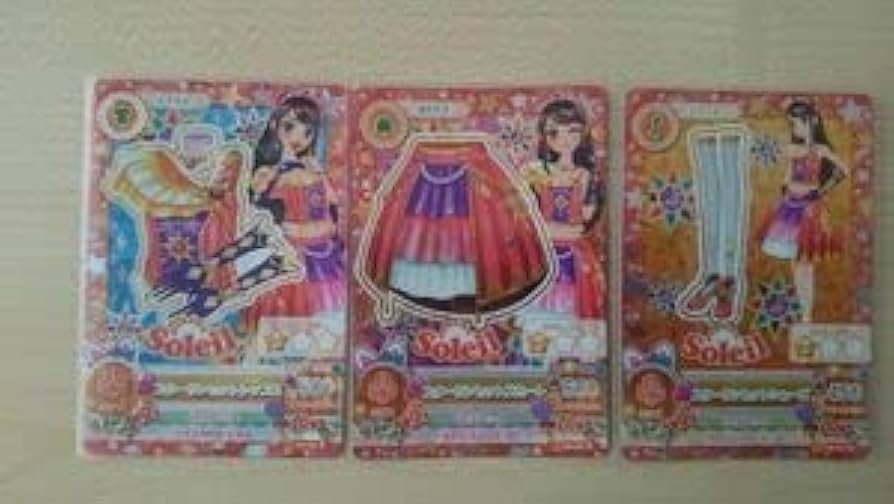 Amazon.co.jp: アイカツ 2015 6弾 スターサンセット コーデ 蘭 3枚