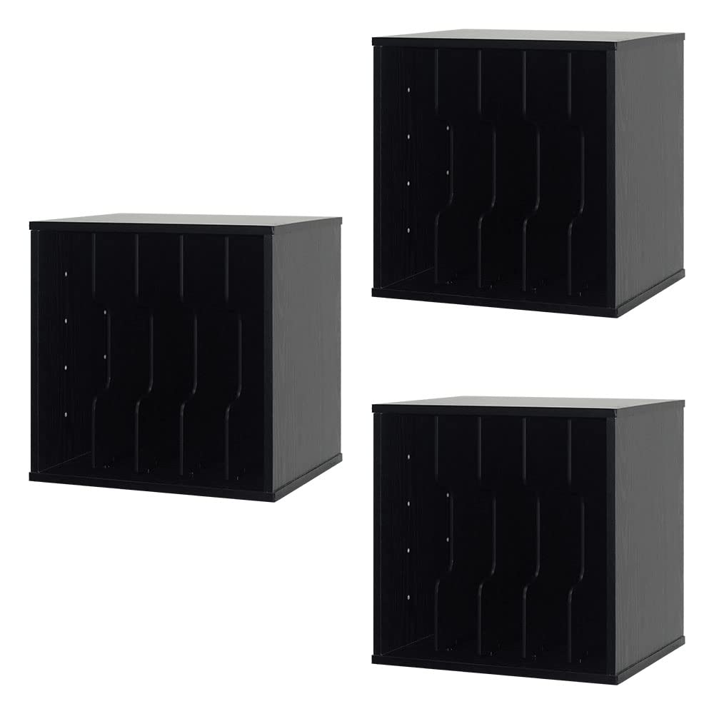 Amazon｜キューブボックスα NEW 縦横仕切りタイプ 3個セット / A4