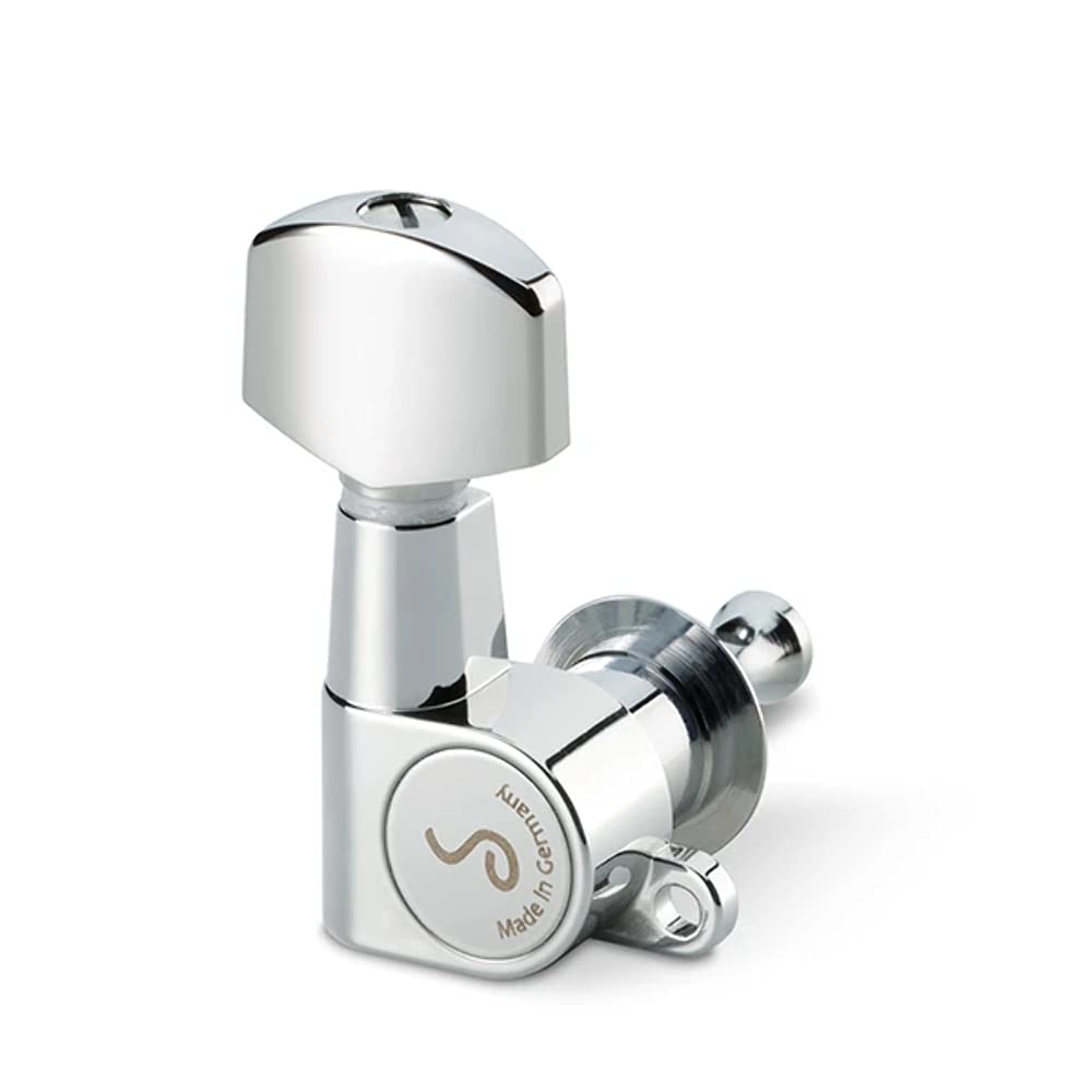 Amazon.com: Schaller Mechanism M6 Mini 6 Left Chrome : Musical