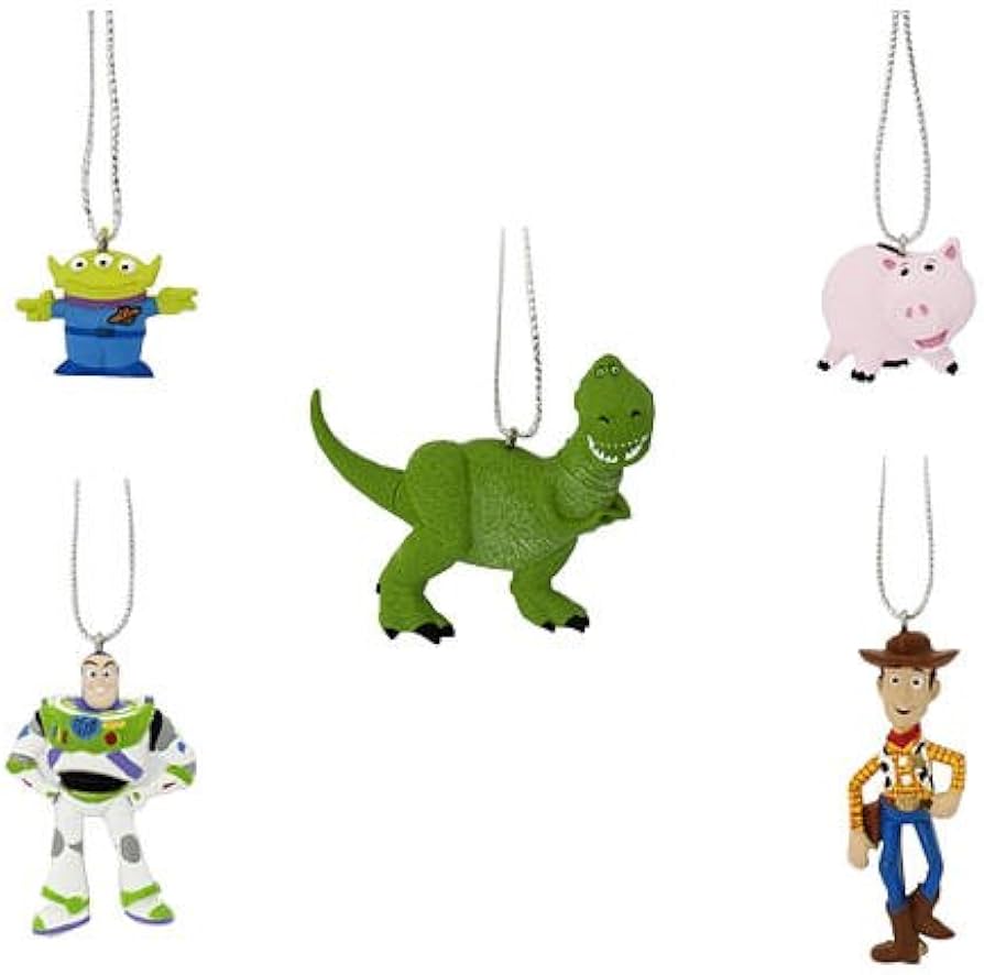 Amazon.co.jp: トイストーリー5-pieceクリスマスオーナメントセット